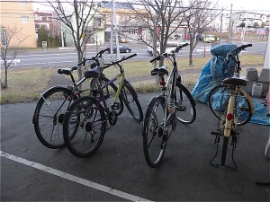 20161130自転車置き場